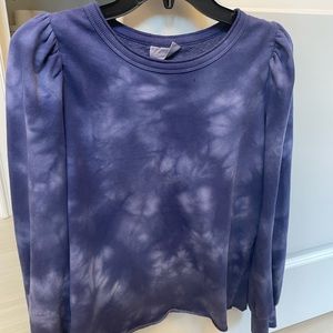 Universal Threads tie dye puff sleeve top